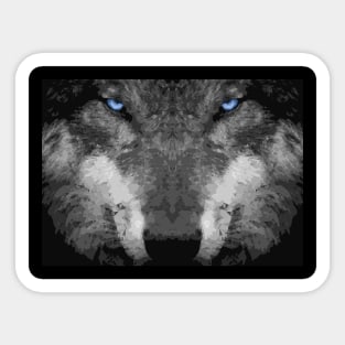 Gray wolf Sticker